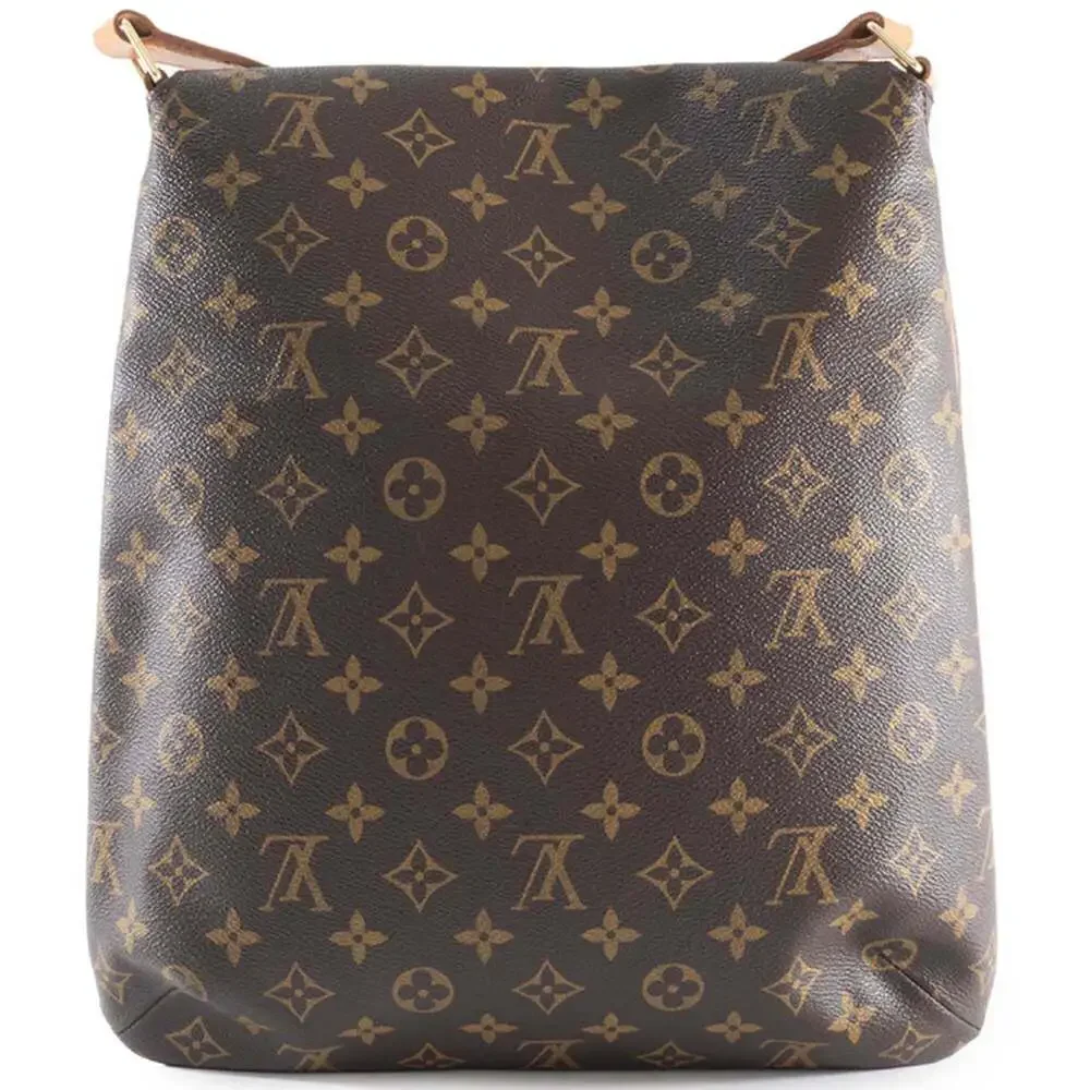 LOUIS VUITTON Brown Monogram Canvas Shoulder Bag